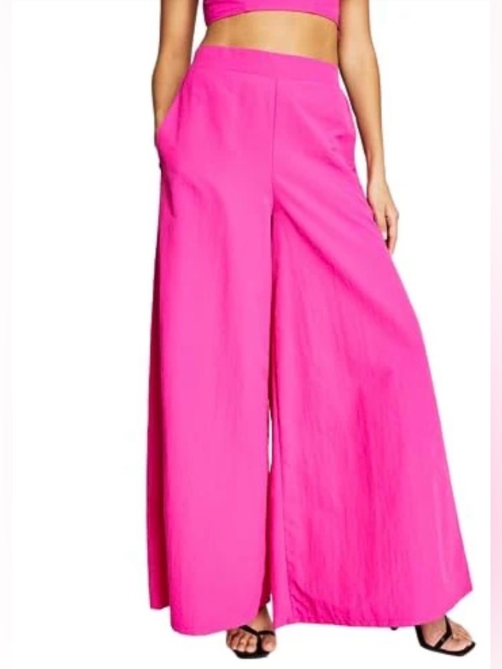 Jeannie Mai x INC baggy flare grunge boho palazzo pants Sz 10
